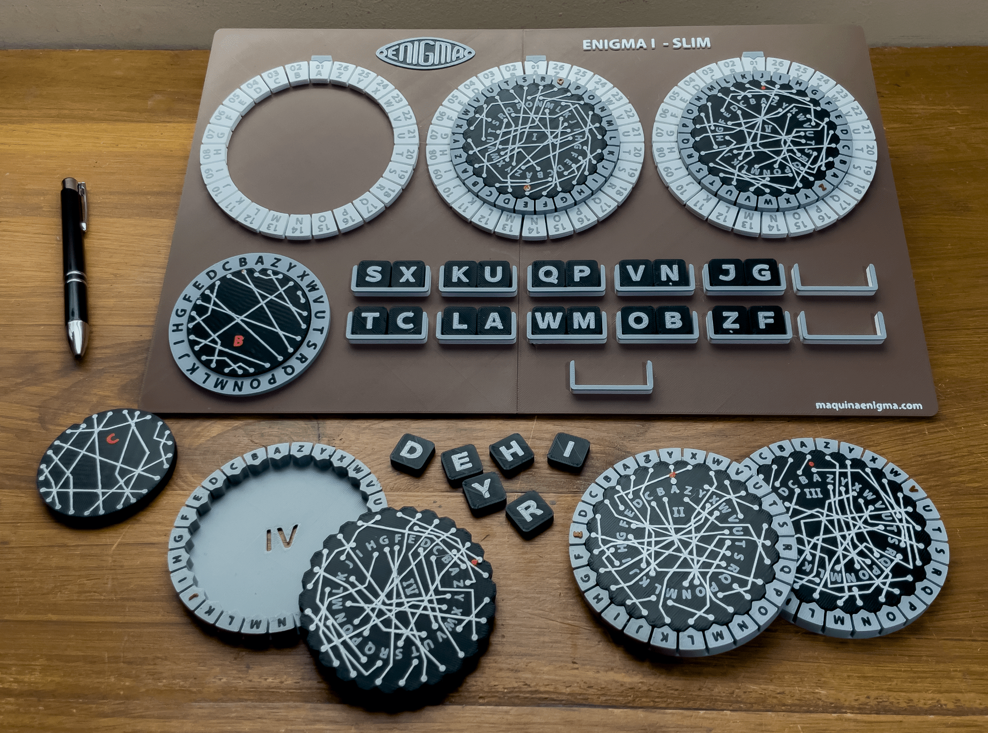 Simulador Enigma Slim