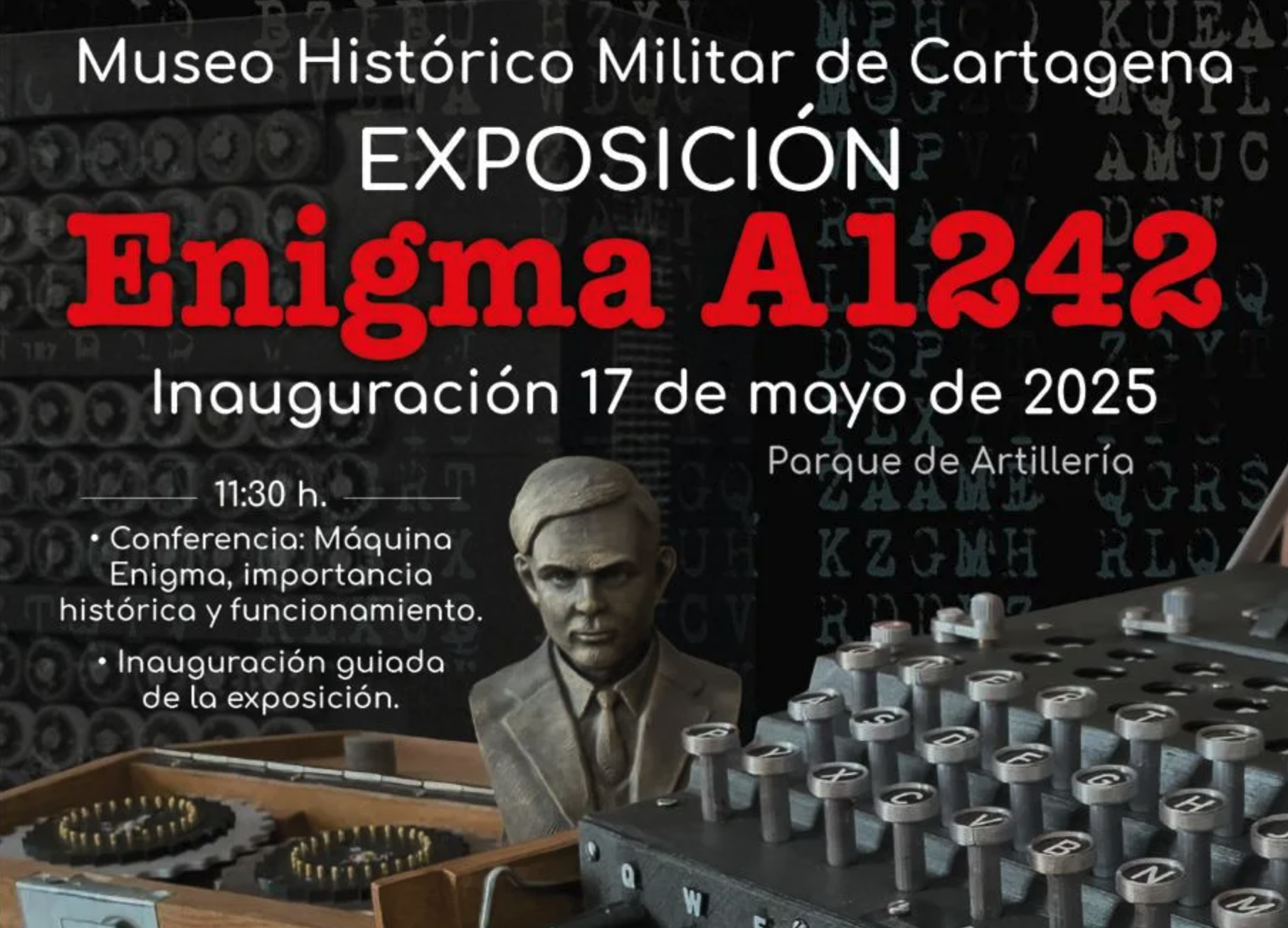El Museo Histórico Militar de Cartagena exhibirá una auténtica máquina ‘Enigma’ durante La Noche de los Museos